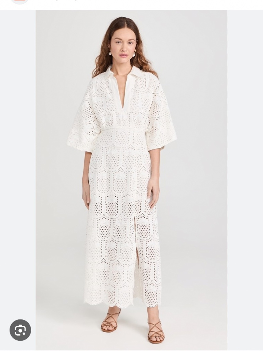 NWT Sundress Pineapple Eyelet Dress